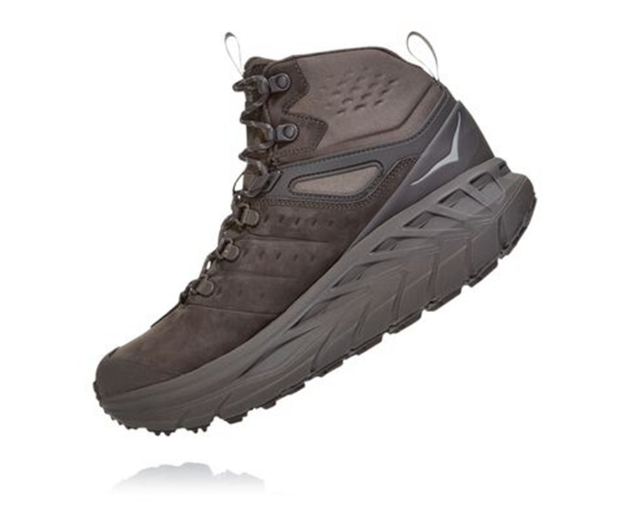 Hoka One One Wandelschoenen Heren - Stinson Mid Gore-Tex - Bruin - NA2471598